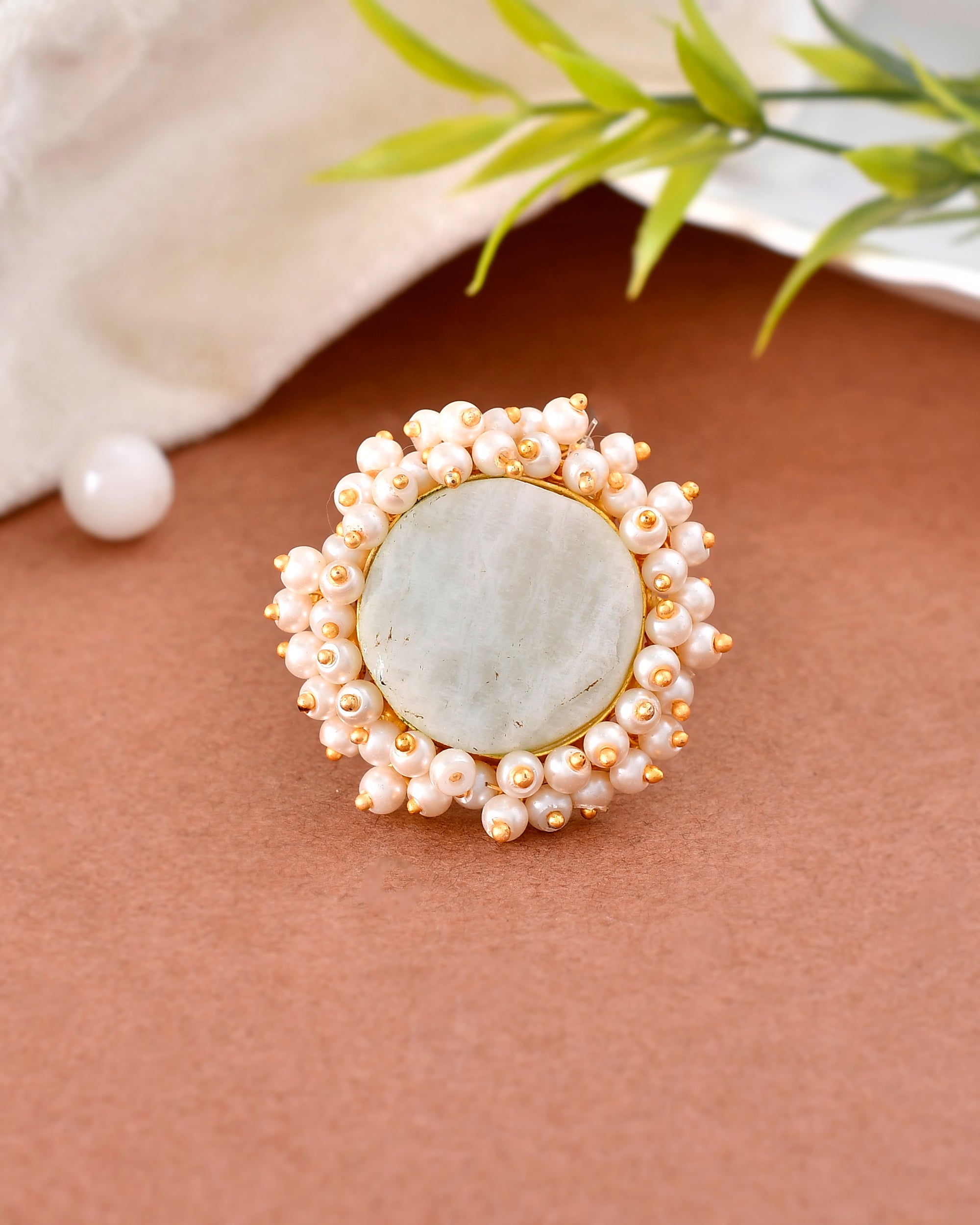AQUAMARINE ROUGH STONE RING